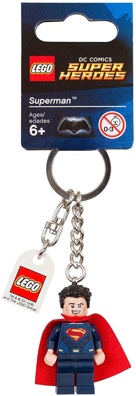 Lego Super Heroes, Superman Keyring (2016) - 853590, Blue - Image 2