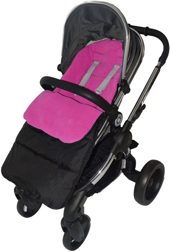 Footmuff/Cosy Toes Compatible with iCandy Strawberry Pushchair Pink Rose