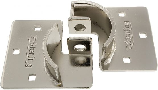 Sterling AHS210E Heavy Security Hasp, Nickel