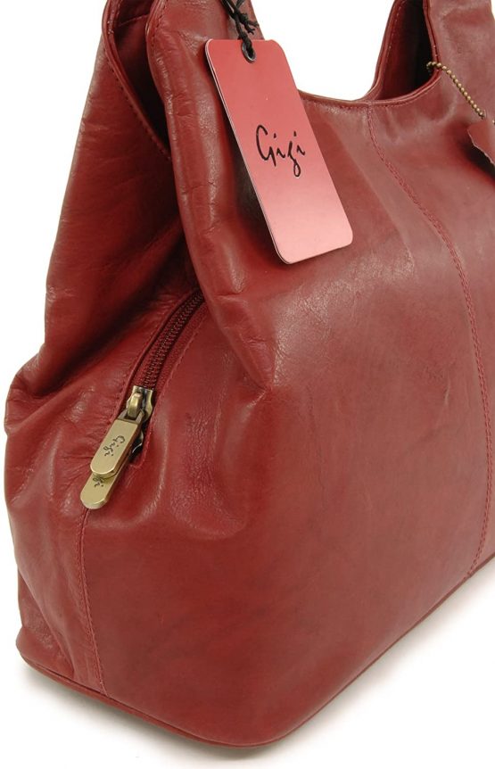 GIGI - Women's Leather Shoulder Bag - OTHELLO 4326 - Image 3