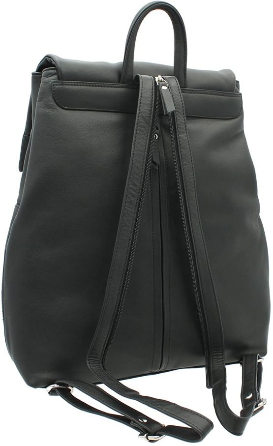 Ashlie Leather A4 Lightweight Leather Backpack with Grab Handle AC8201 - Image 4