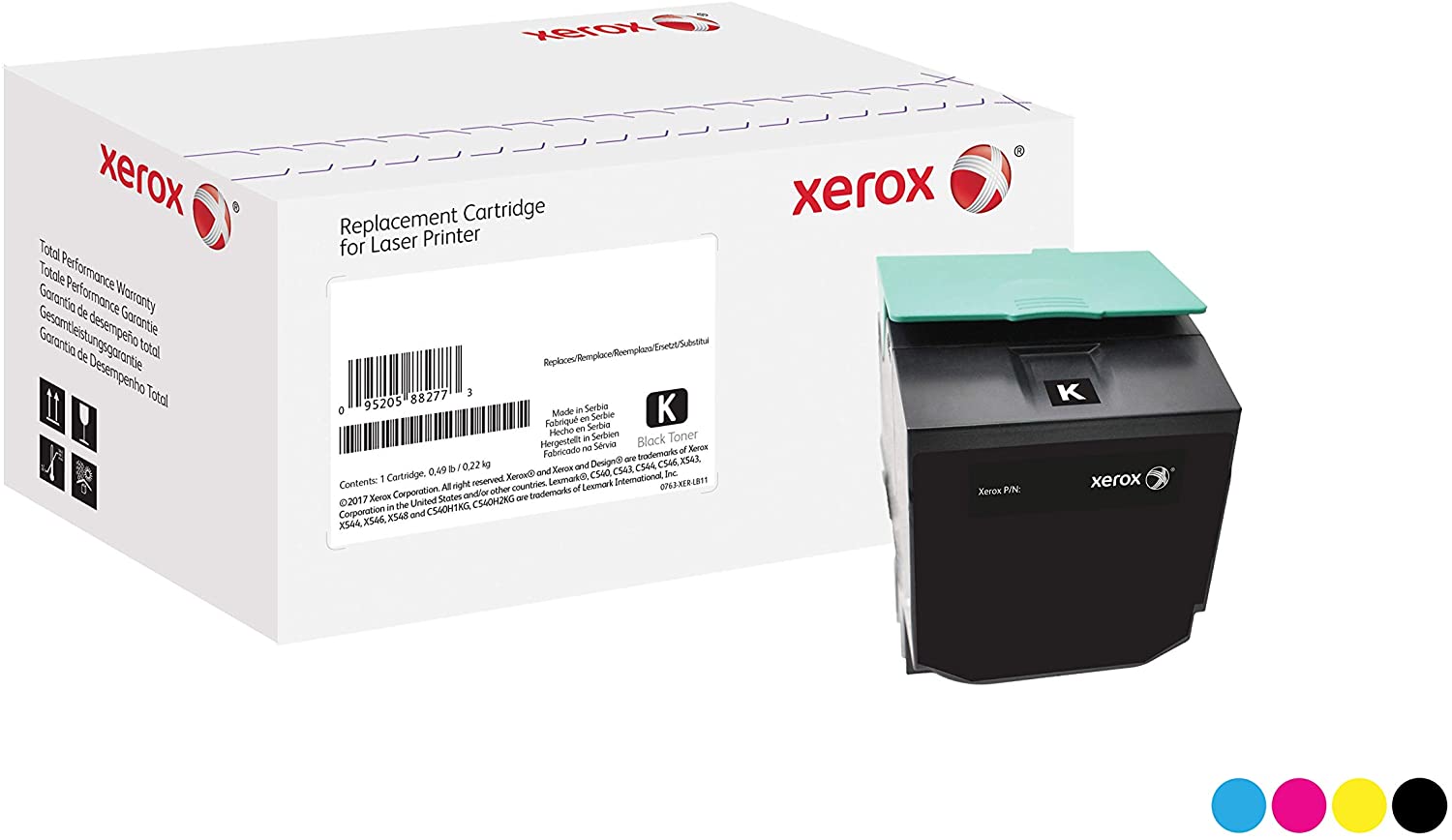 Xerox REPLACEMENT TONER FOR C540H2KG, Black