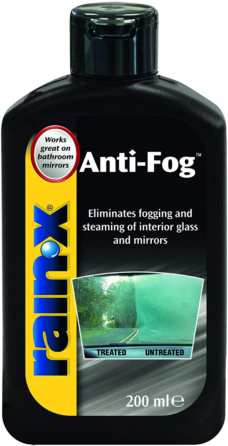 Rain-X Anti Fog Treatment Windscreen Interior And Mirrors 200ml, red