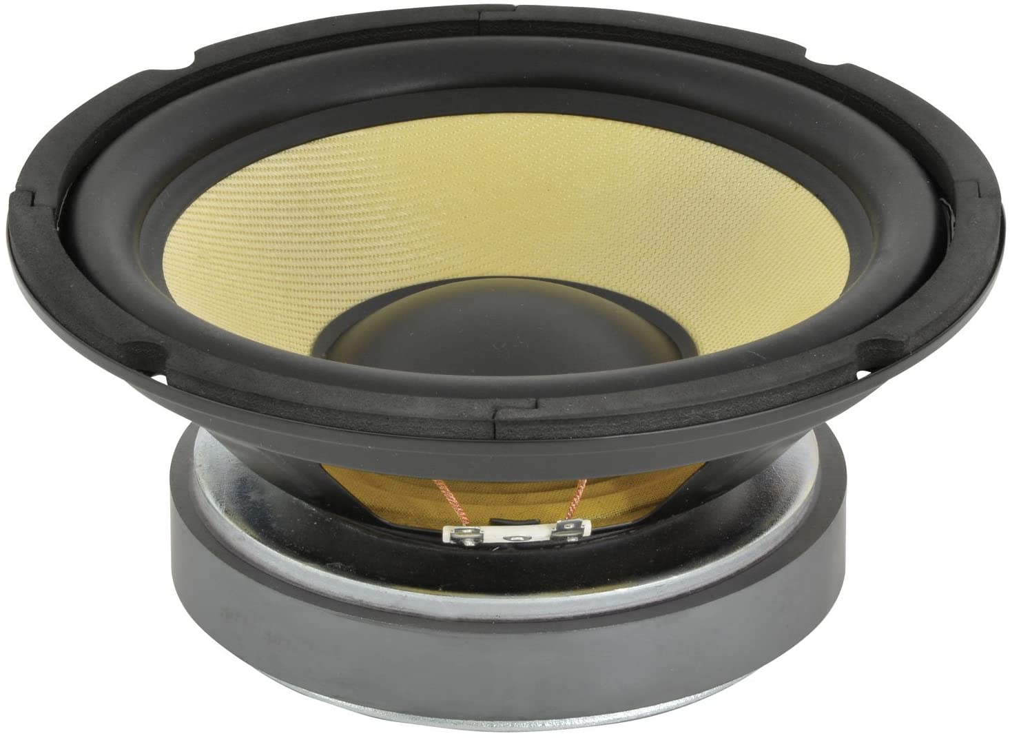 High Powered Woofer With Aramid Fibre Cone, Black, 20 cm (Confezione da 1)