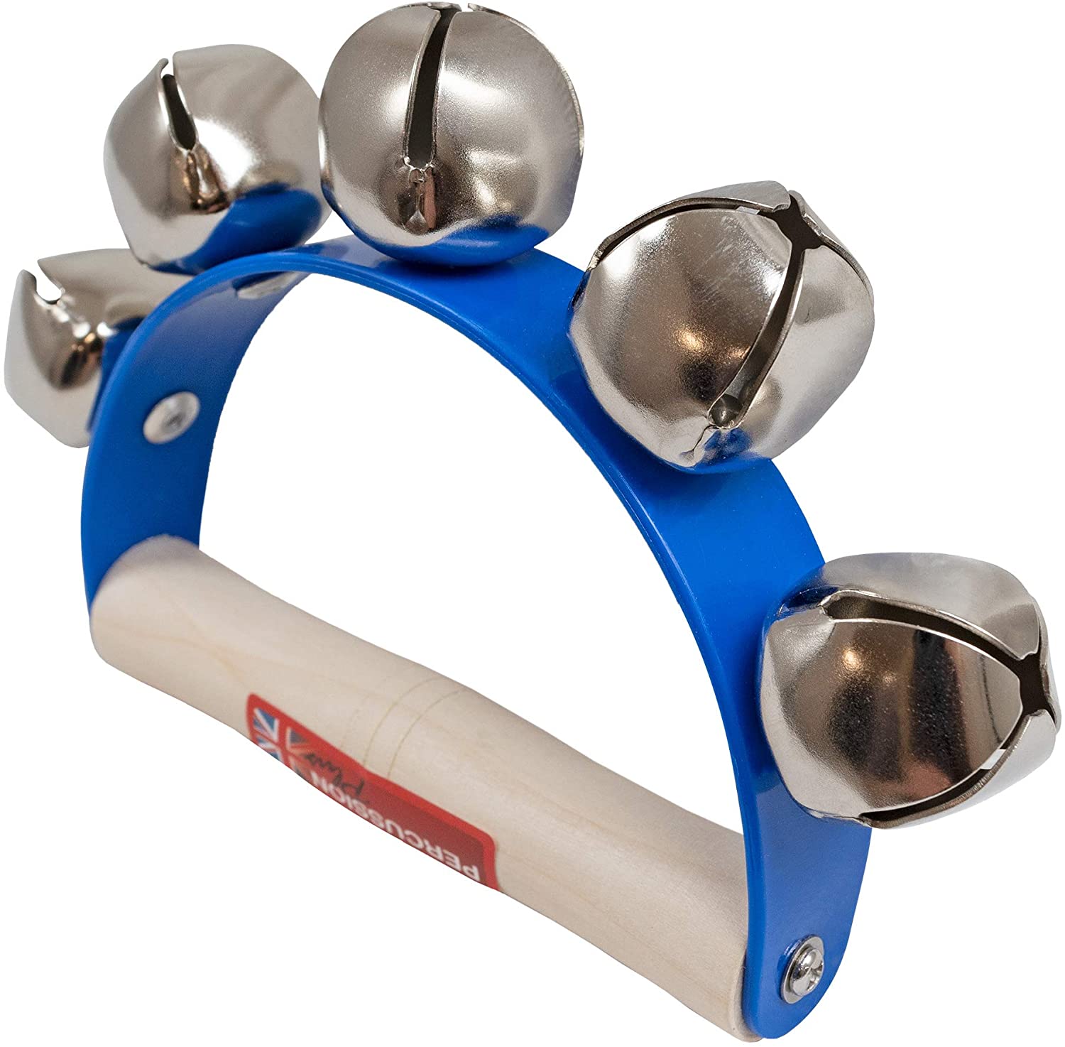 Percussion Plus PP249 Sleigh Bells (Set of 5 bells), multi-colored - Image 2