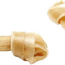 PJ Pet Poducts Rawhide Knotted Bones 10cm 20 x 30 g (10 x pack of 2, 20 bones)