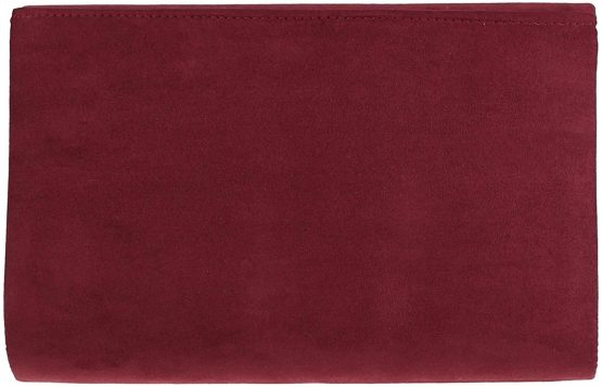 Girly HandBags Plain Faux Suede Clutch Bag - Image 3