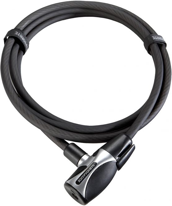 Kryptonite Kryptoflex 1230 Coiled Key Cable FlexFrame C Bracket Bicycle Lock