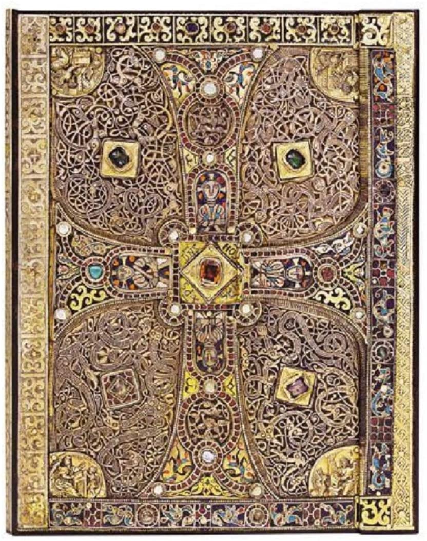 Paperblanks Lindau Gospels Collection Lindau Ultra Notebook with Lined Pages, beige, Ultra (230 x 180) - Image 4