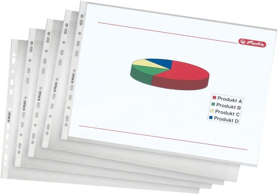 Herlitz A3 Embossed Punched Pocket (10 Pieces) - Image 4