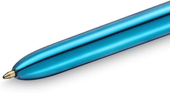 Bic 4 Colours Shine Unisex Fashion 4C 1 Tape Free Twist Retractable Ballpoint Pen with Three Colours - Image 3