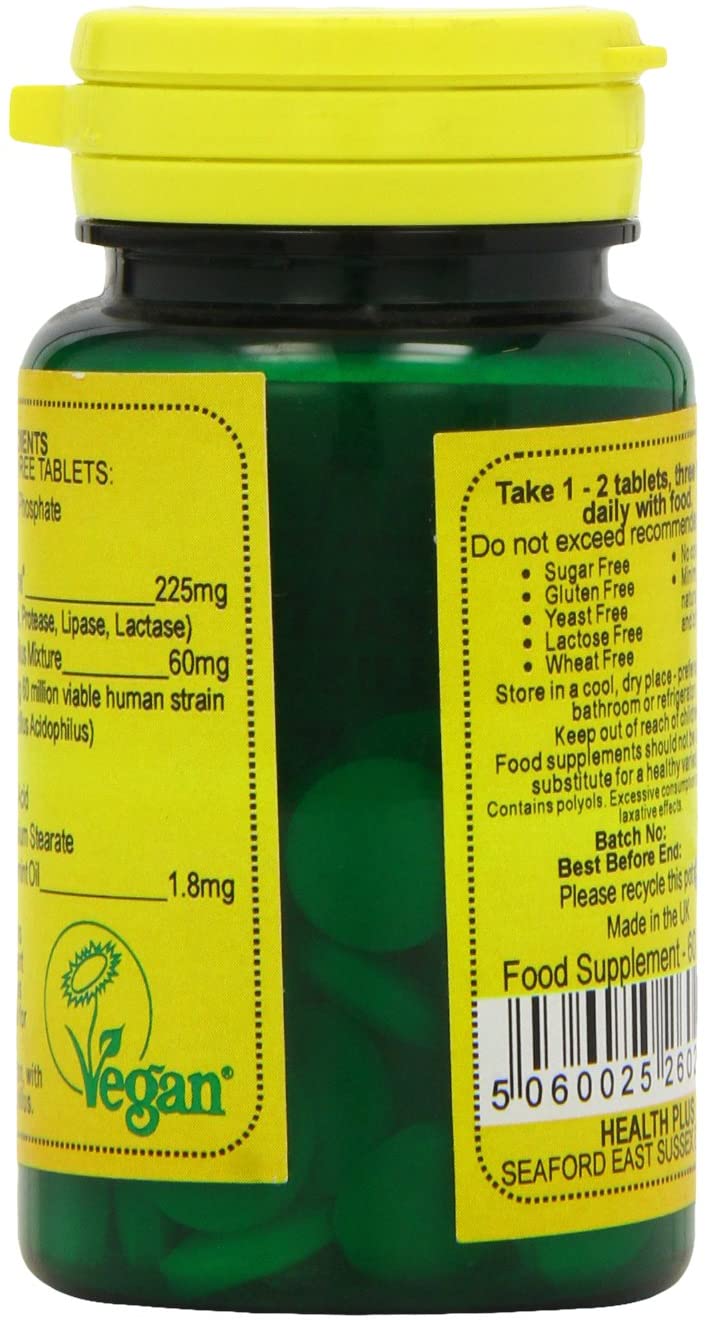 Veganicity Digest-Ase : Digestive Health Supplement : 60 Tablets, in a Planet-Friendly 99% Recycled Pot, 60 count (Pack of 1) - Image 4