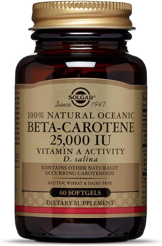 Solgar Natural Source Oceanic Beta Carotene Softgels Pack of 60