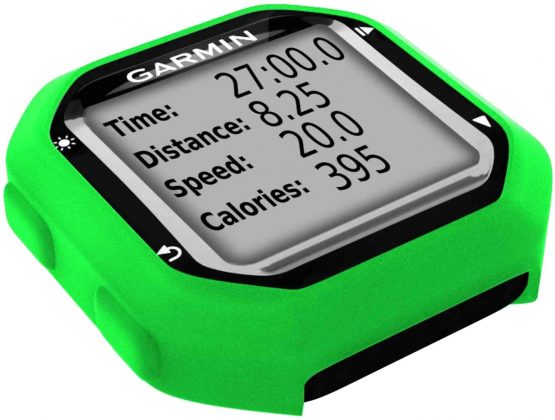 Tuff-Luv Silicone case and screen protection for Garmin Edge 20/25 - Green