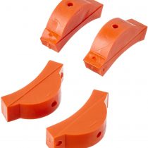 Bahco BH2650 B Spare Pair of Inserts for Connector Plier, Silver/Orange