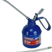Faithfull FAIOC500 Oil Can 500ml Pistol Type Includes Rigid and Flexible Spouts