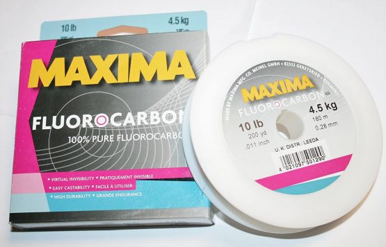 Maxima 1 SHT FLUOROCARBON 10LB One Shot, Clear, 25m