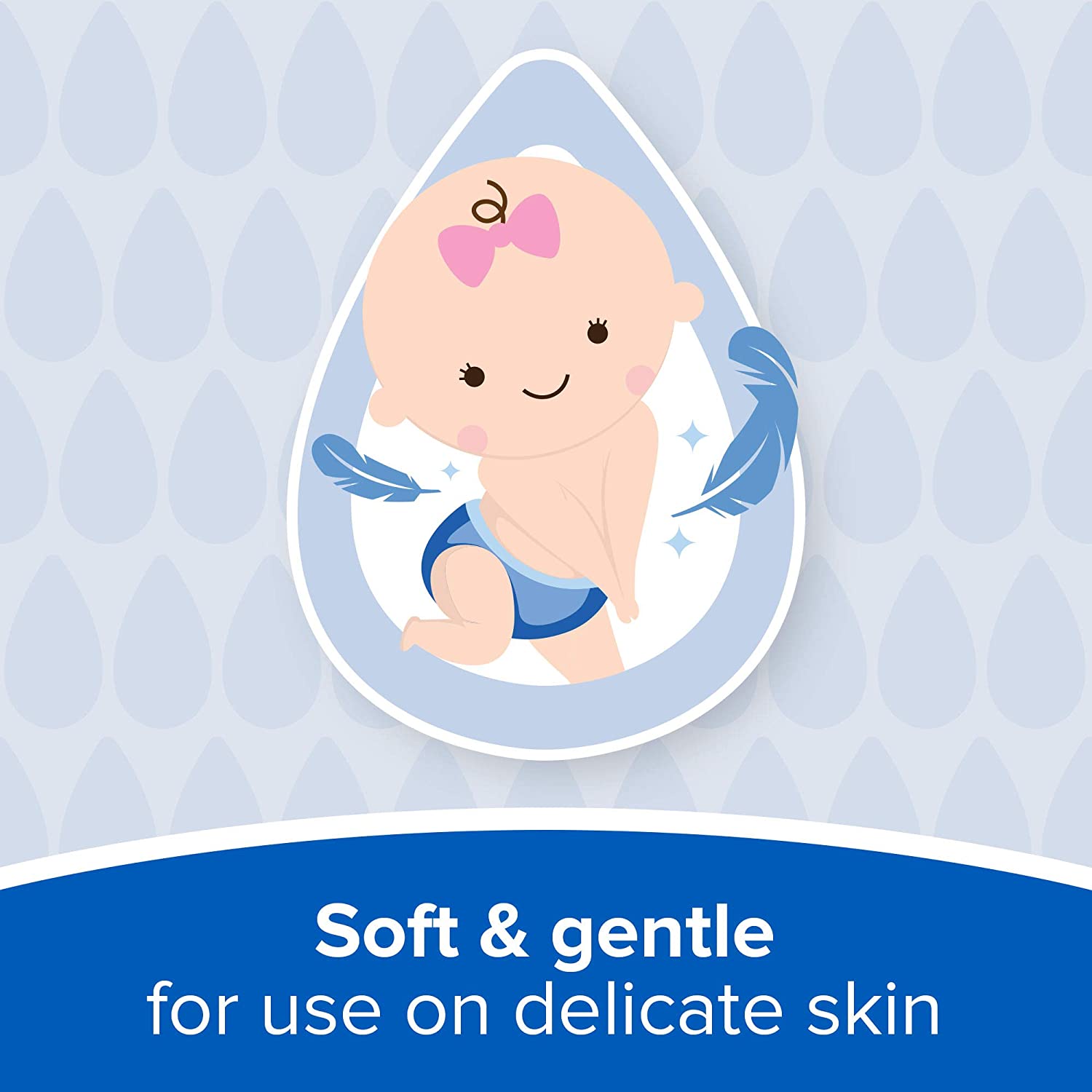 Johnson's Baby Cotton Buds (1 x Pack of 200) Soft & Gentle Ear Buds for Delicate Skin Made of 100% Pure Cotton and Paper Sticks - Image 2