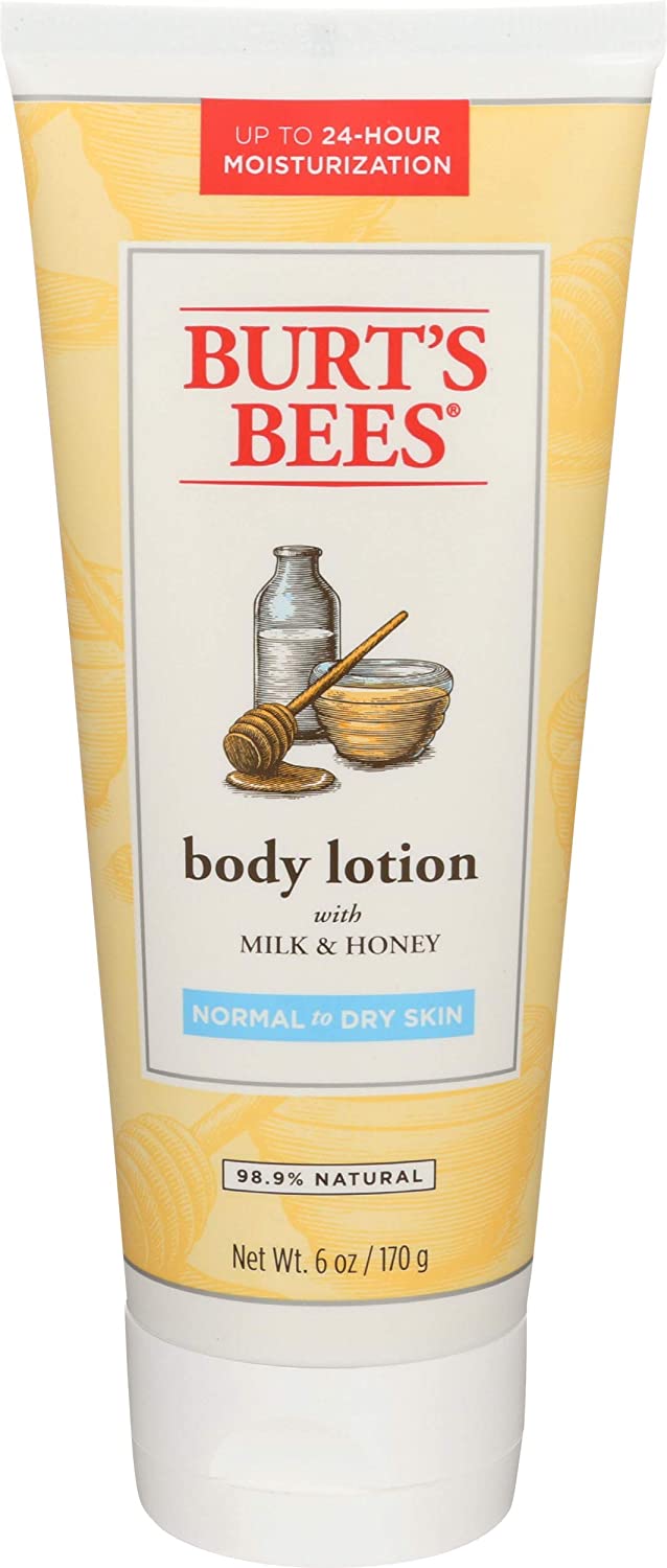 Burt's Bees Milk and Honey Body Lotion, 6 oz, 170.1 g (Pack of 1)