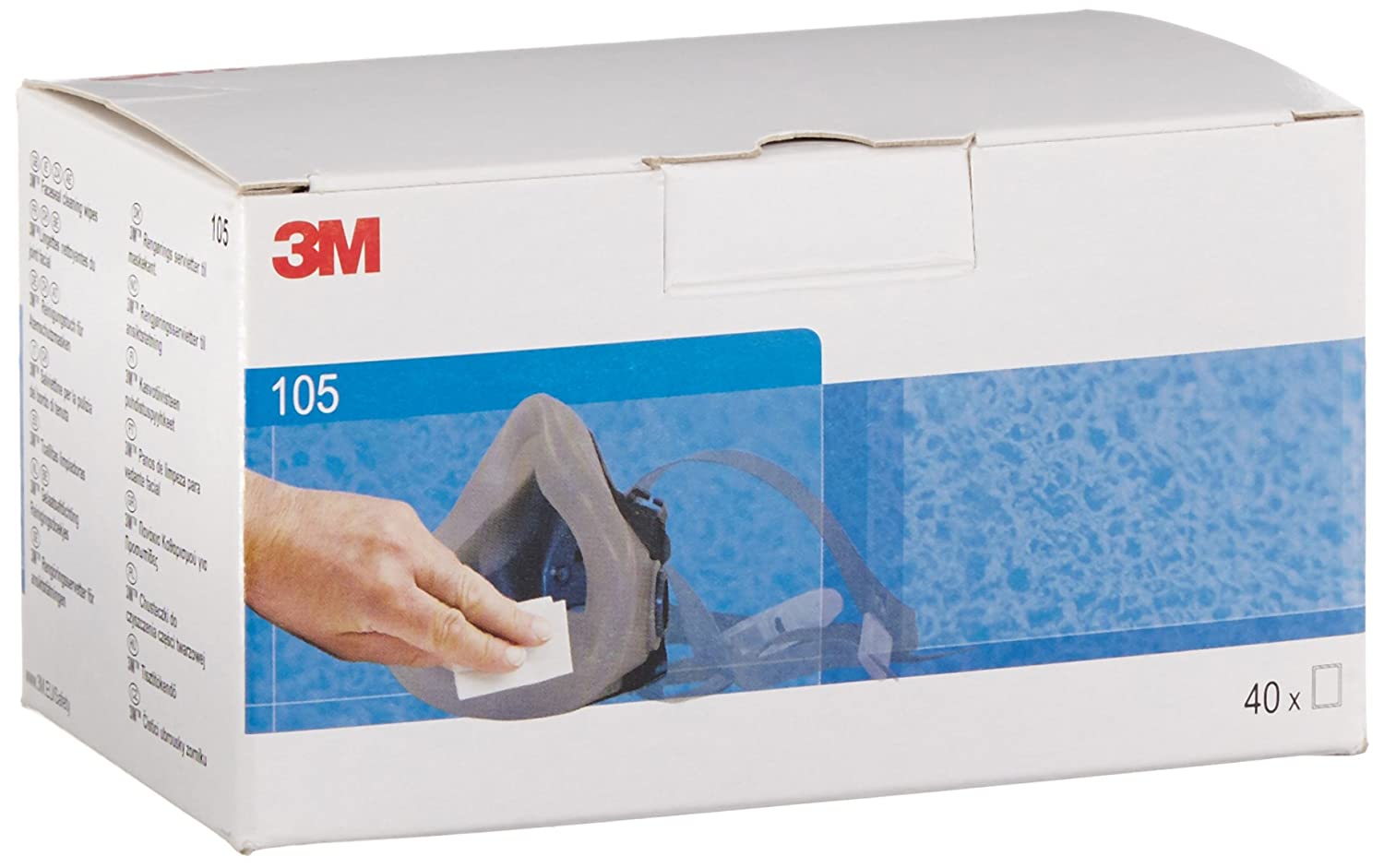 3M 7100050720 Face Seal Cleaner Wipes, 105 BigaMart