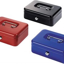 Herlitz 20.5x15x7.5cm Large Cash Box - Assorted Colours