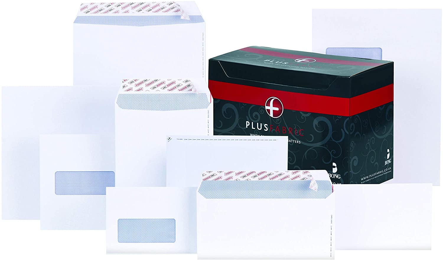 Plus Fabric C5 White Pocket Peel And Seal Envelope with Powertac And Easy Open, 120 gsm, Pack of 500 - Image 2
