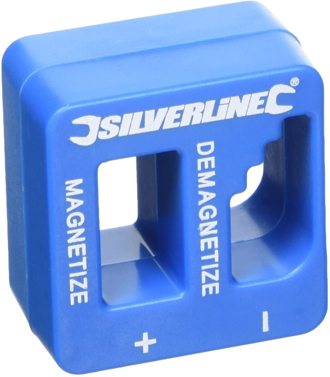 Silverline Magnetiser/Demagnetiser 50 x 50 x 30mm (245116), Blue, 1 - Pack