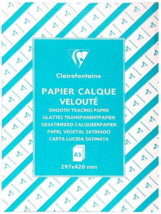 Clairefontaine Tracing Paper, 70/75 g, A3, 500 Sheets - Image 3