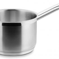 LACOR Eco-Chef Deep Saute Pan, Stainless Steel, Silver, 20 x 13 cm