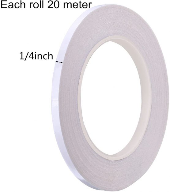 1/4 Inch Quilting Sewing Tape Wash Away Tape, Each 22 Yard (2 Rolls) - Image 2