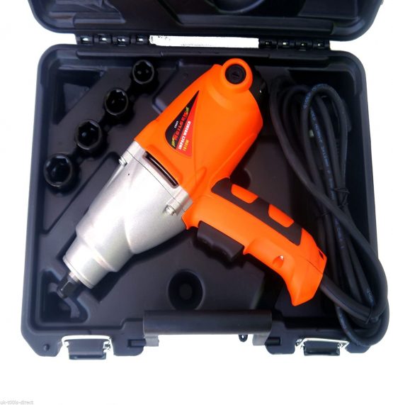 5pc IMPACT GUN RATCHET WRENCH SET 1/2" Drive 1010W 17,19,21,22mm 450nm Torque