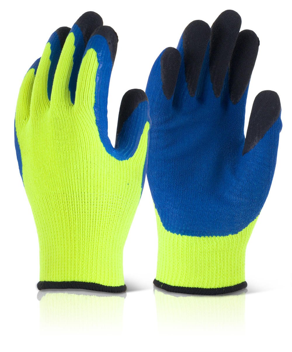 LATEX THERMO-STAR FULLY DIPPED GLOVE SATURN YELLOW 10