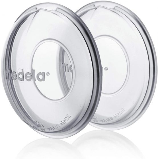 Medela Milk Collection Shells - BPA-Free, Made from Soft, Flexible Silicone, Includes 2 Shells