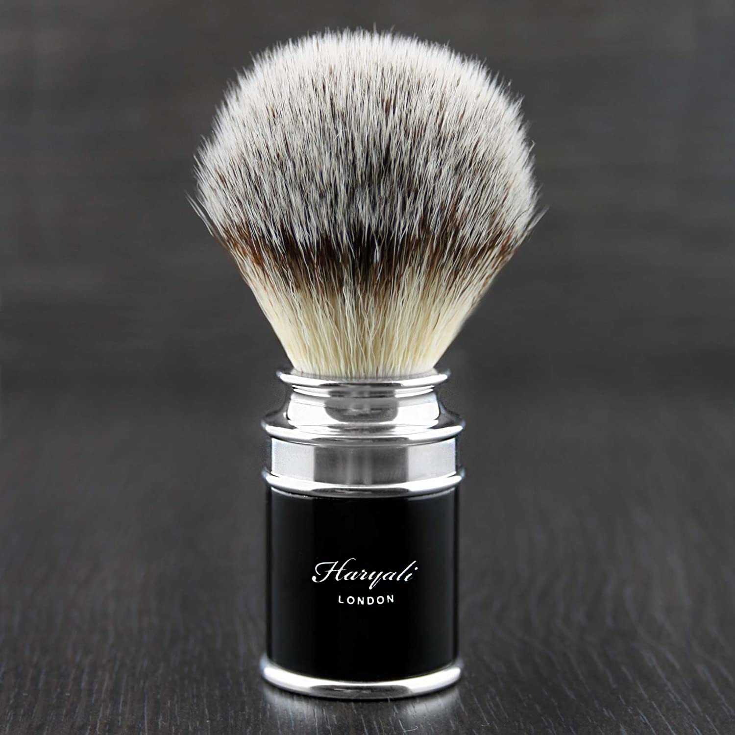 Haryali London, Mens Shaving Brush, Synthetic Silvertip Hair Shaving Brush for Men Wet Shaving Cream Brush - Image 2