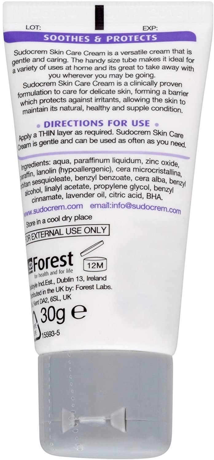 Sudocrem Skin Care Cream, Soothes and protects 30g - Single unit, 30 g (Pack of 1) - Image 4
