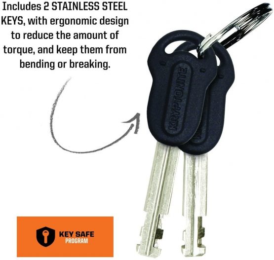 Keeper 12 Standard Lock with Bracket Cycling Security Lock - Image 2