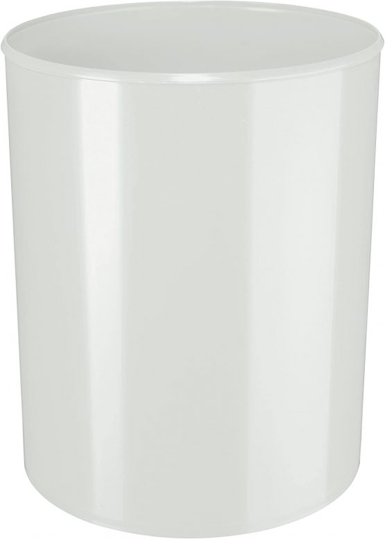 HAN 1814-F-11, Safety waste bin flame-retardant. Safe, elegant, premium quality, 13 litres, light-grey