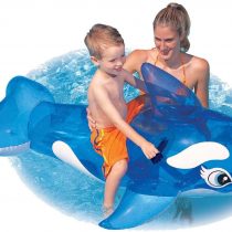 Childs Inflatable Ride-On Whale 60'' x 45'' Intex