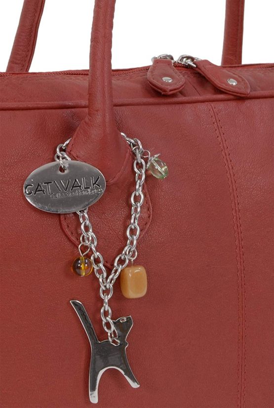 CATWALK COLLECTION HANDBAGS - Ladies Leather Messenger/Shoulder Bag/Cross Body with Detachable Strap - Women's A4 Organiser Work Bag - GROSVENOR - Image 3