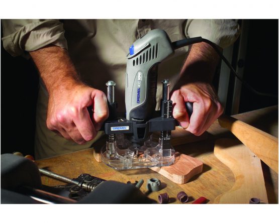 Dremel 335 Plunge Router - Rotary Tool Attachment for Precision Routing, Cutting, Drilling, Trimming & Inlay Work - Image 2