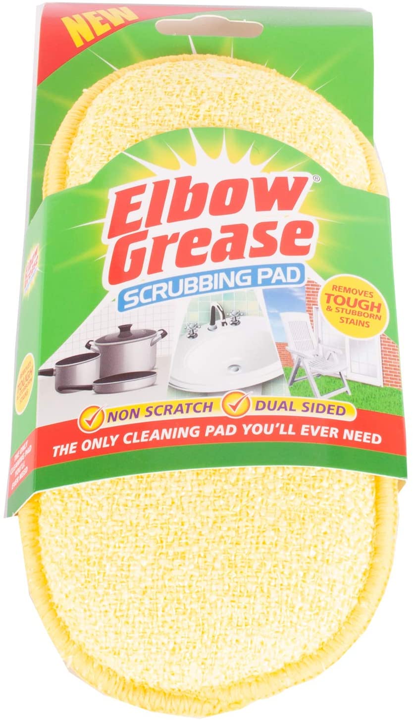 Elbow Grease Non Scratch Dual Sided Scrubbing Pad, Yellow