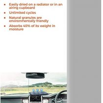Simply Reusable Car Dehumidifier, Moisture Absorbing Bag, Keeps Windscreen Clear, 500g