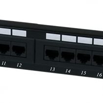 StarTech 24 Port 1U Rackmount Cat 6 110 Patch Panel - 24 port Network Patch Panel - RJ45 Ethernet 110 type Rack Mount Patch Panel 1U (C6PANEL24)