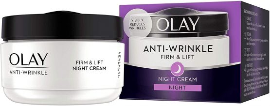 Olay Anti-Wrinkle Firm and Lift Anti-Ageing Moisturiser Night Cream - 50 ml 