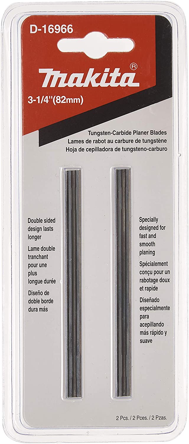 Makita D-07945 Planer Blades 82 Mini, Black