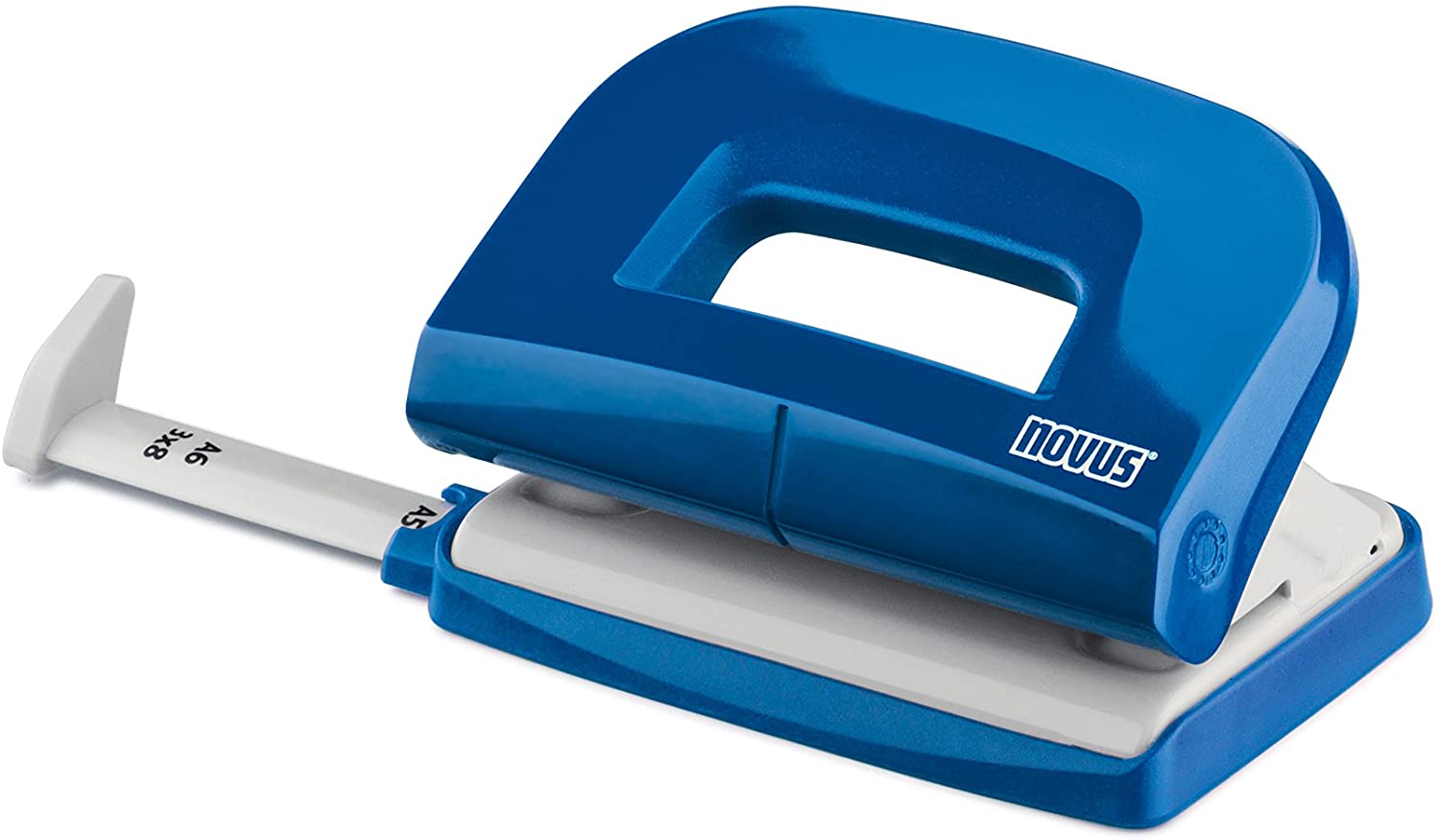 Novus E 210 10 Sheet Capacity Hole Punch - Blue/ Grey, Blue,Grey