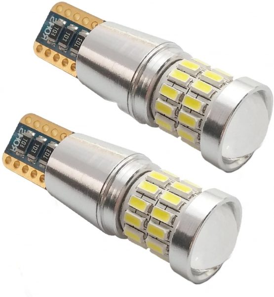 ARH Auto Accessories Projector 28 SMD 501 | W5W | T10 Sidelight Bulbs - 12 V, 8 W, | Pack of 2