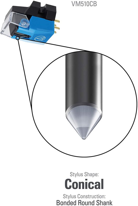 Audio-Technica VM510CB Moving Magnet Cartridge Blue - Image 2