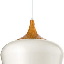 EGLO 95383 Pendant Light Cream Oak