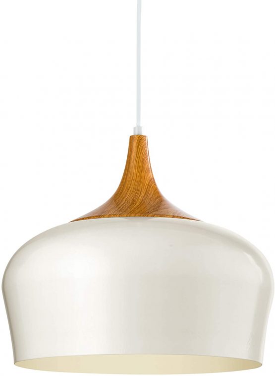 EGLO 95383 Pendant Light Cream Oak
